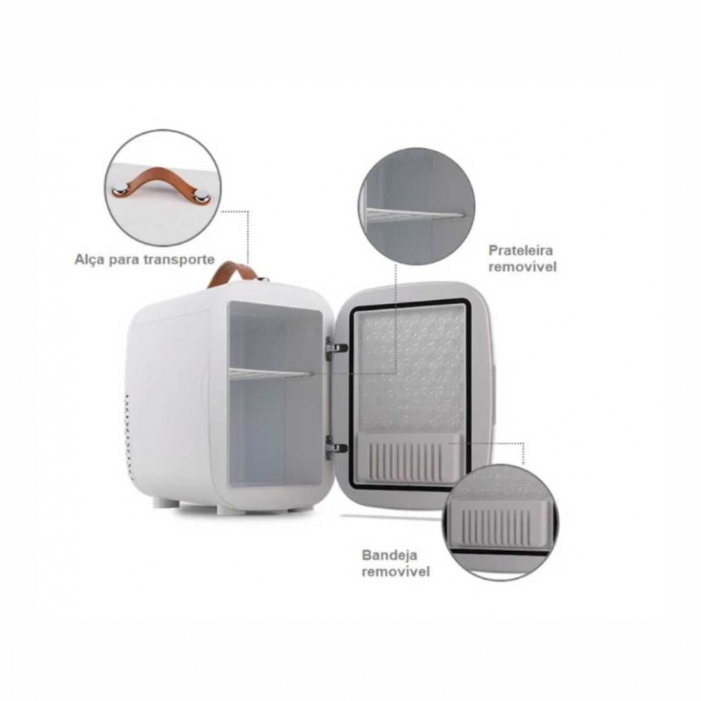 Mini Geladeira Portátil de 4 Litros